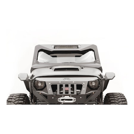 Fab Fours 07-17 JEEP JK FRONT VICOWL INSERT MATTE BLACK JK3021-1